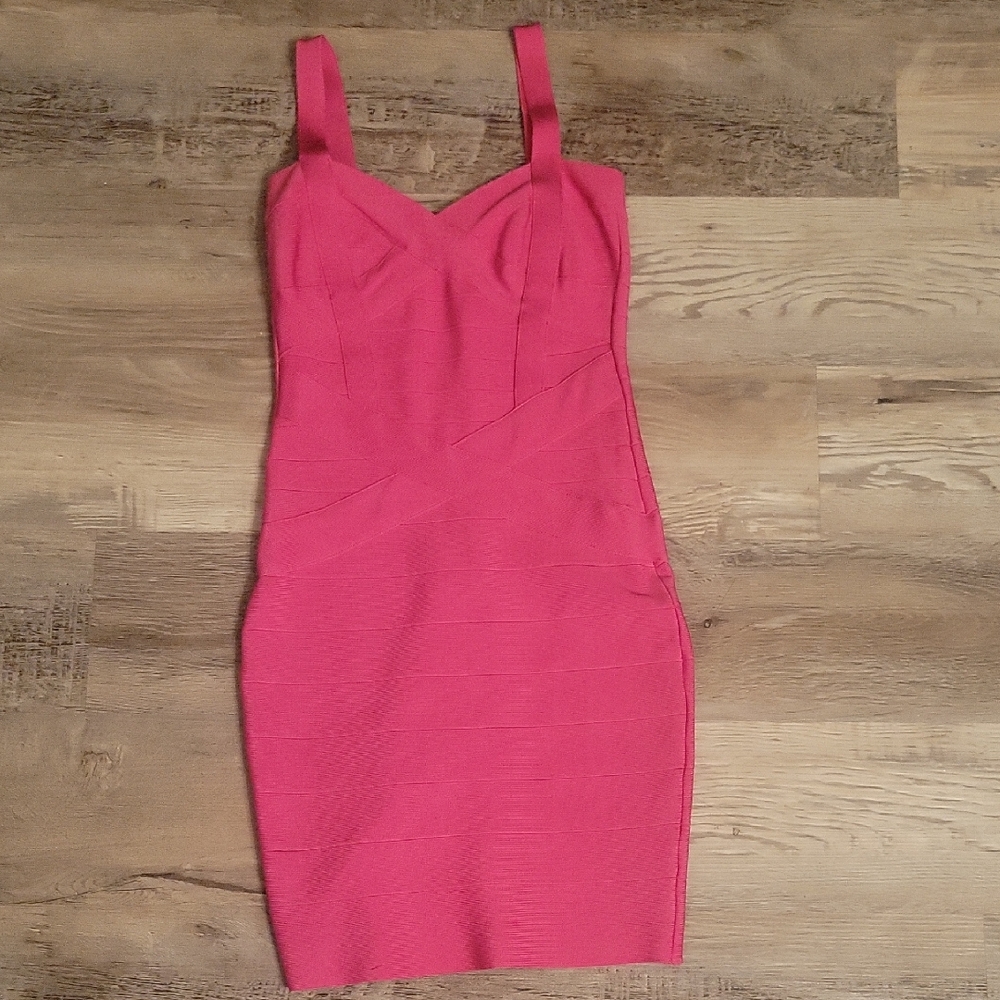 Elegant Pink Bodycon Dress